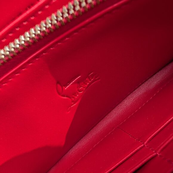 Christian Louboutin Rainbow Rock Stud Spiked Leather Wallet EUC - Picture 16 of 17